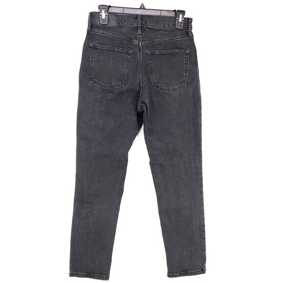 Everlane Womens The Original Cheeky Jeans Stretch Gray Size 26 Crop Denim - Picture 2 of 14